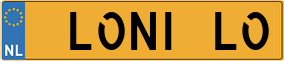 Truck License Plate